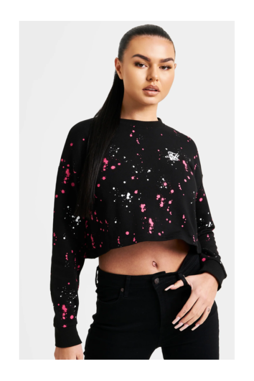 Paint splatter sweatshirt