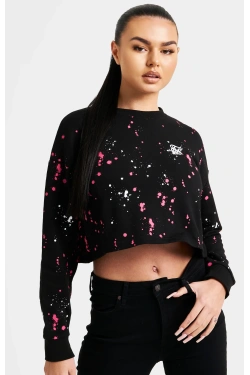 Paint splatter sweatshirt