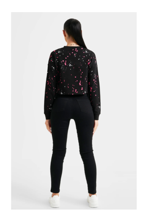 Paint splatter sweatshirt