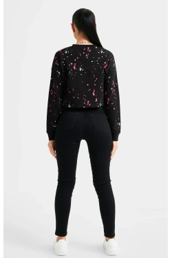 Paint splatter sweatshirt