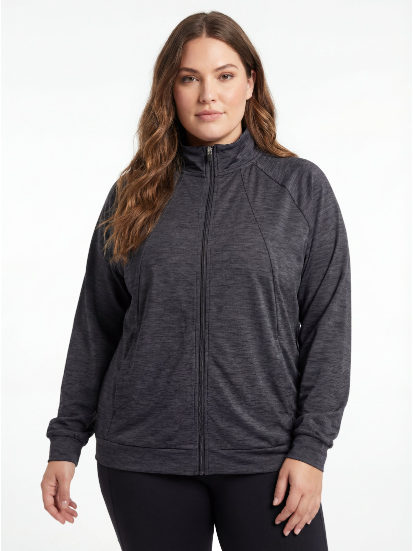 Sweater with a zipper