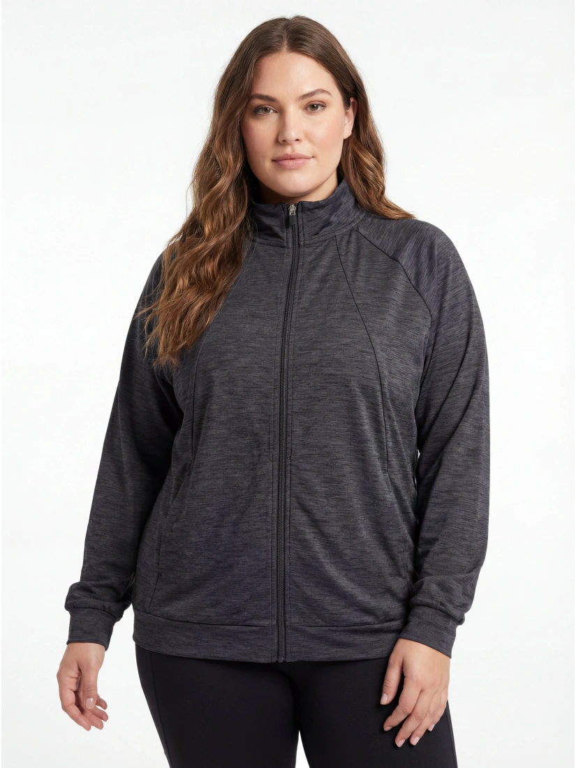 Sweater with a zipper