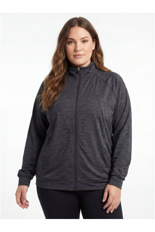 Sweater with a zipper