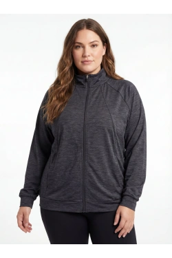 Sweater with a zipper