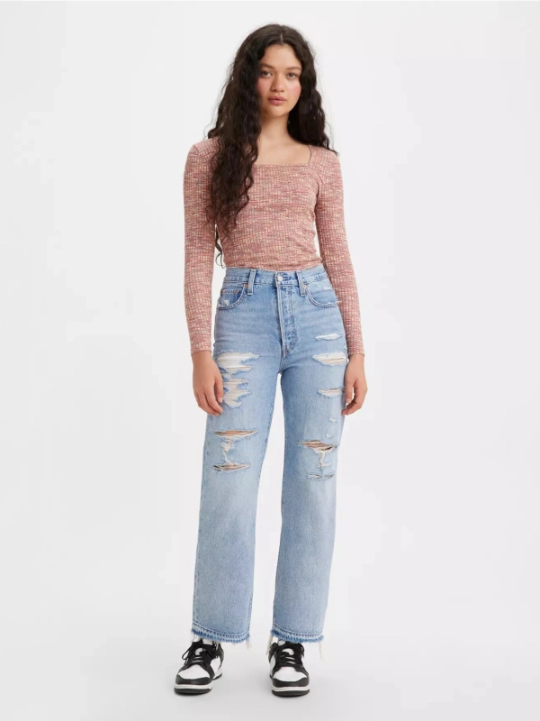 Ribcage Straight Ankle Jeans 28x29