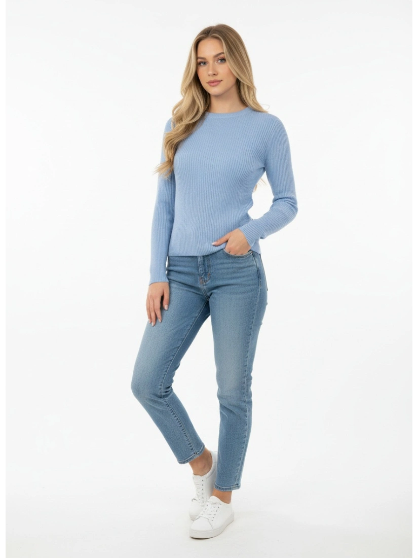 VIEVA O-NECK BACK DETAIL Sweater