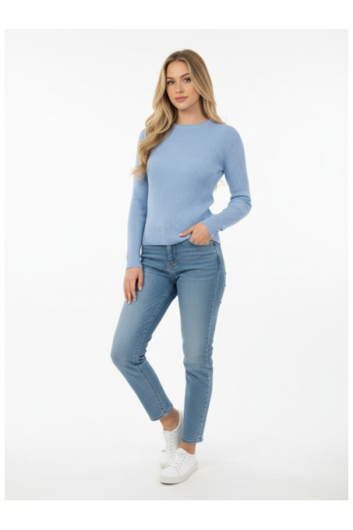 VIEVA O-NECK BACK DETAIL Sweater