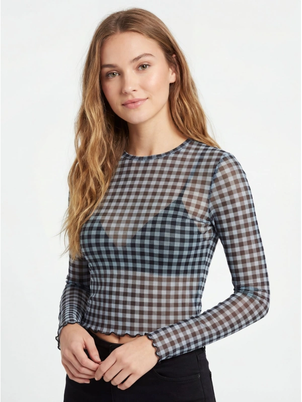 Sena Mesh Long-sleeved top