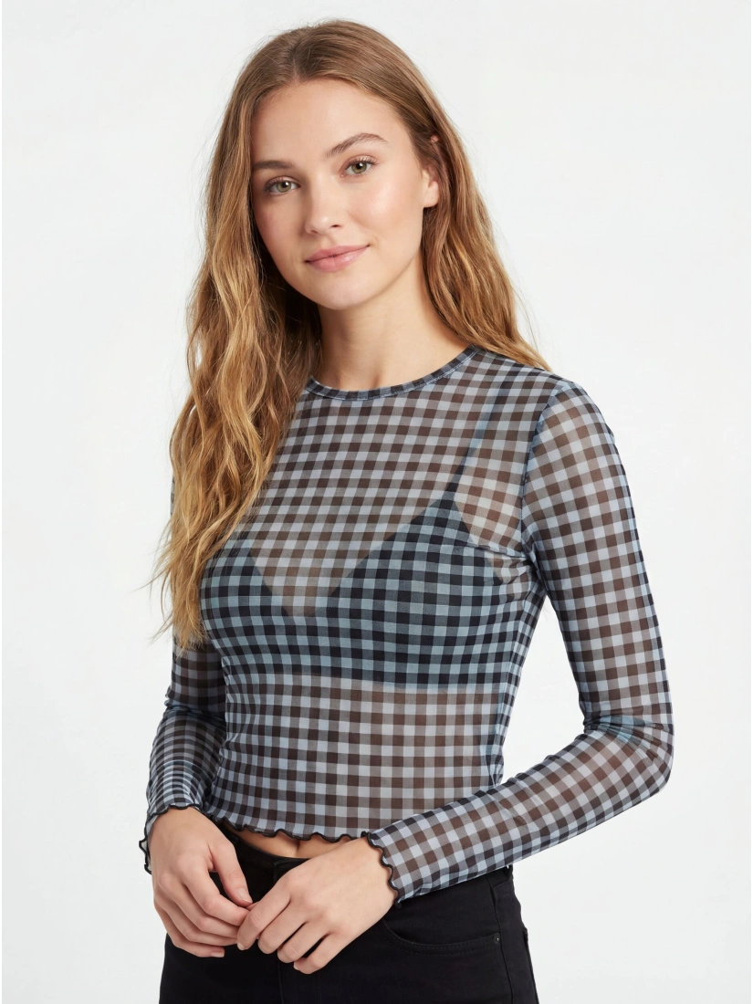 Sena Mesh Long-sleeved top