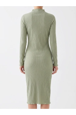 PCLALIMA LS MOCK NECK MIDI Dress