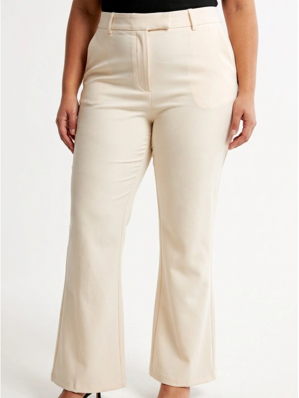 Printed Flared High Waist Pants