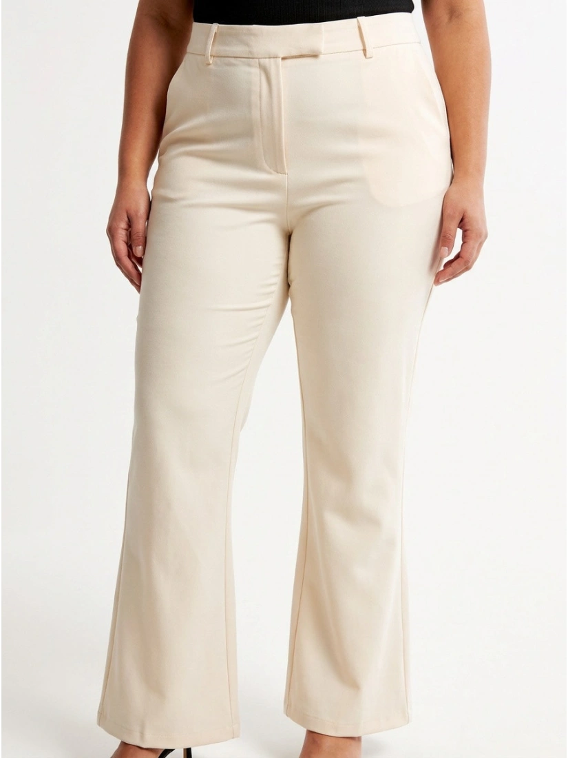 Printed Flared High Waist Pants