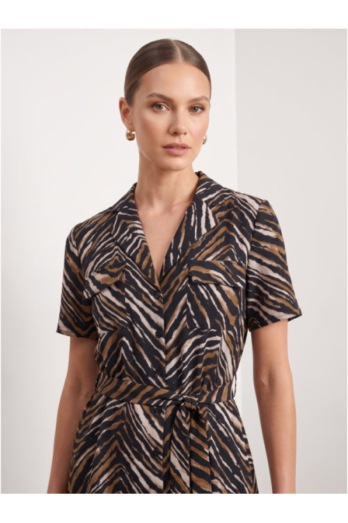 NMVERA S/S SHIRT BELTED Dress