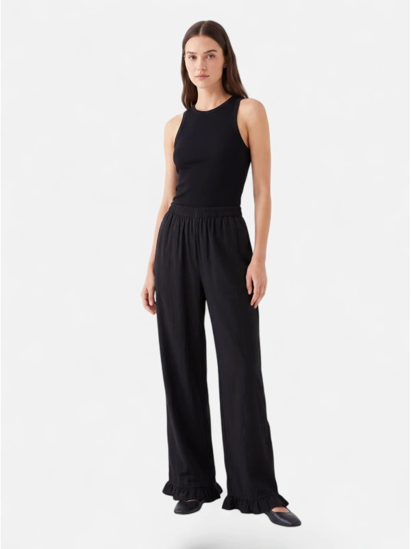 PCSARAH FRILL Pants