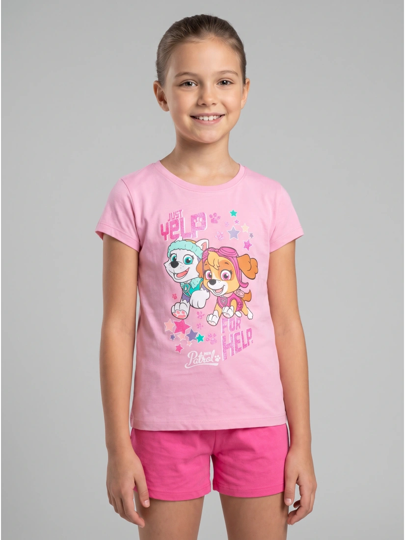 T-shirt with shorts